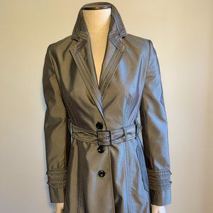 Karen Millen Designer Pewter Trench